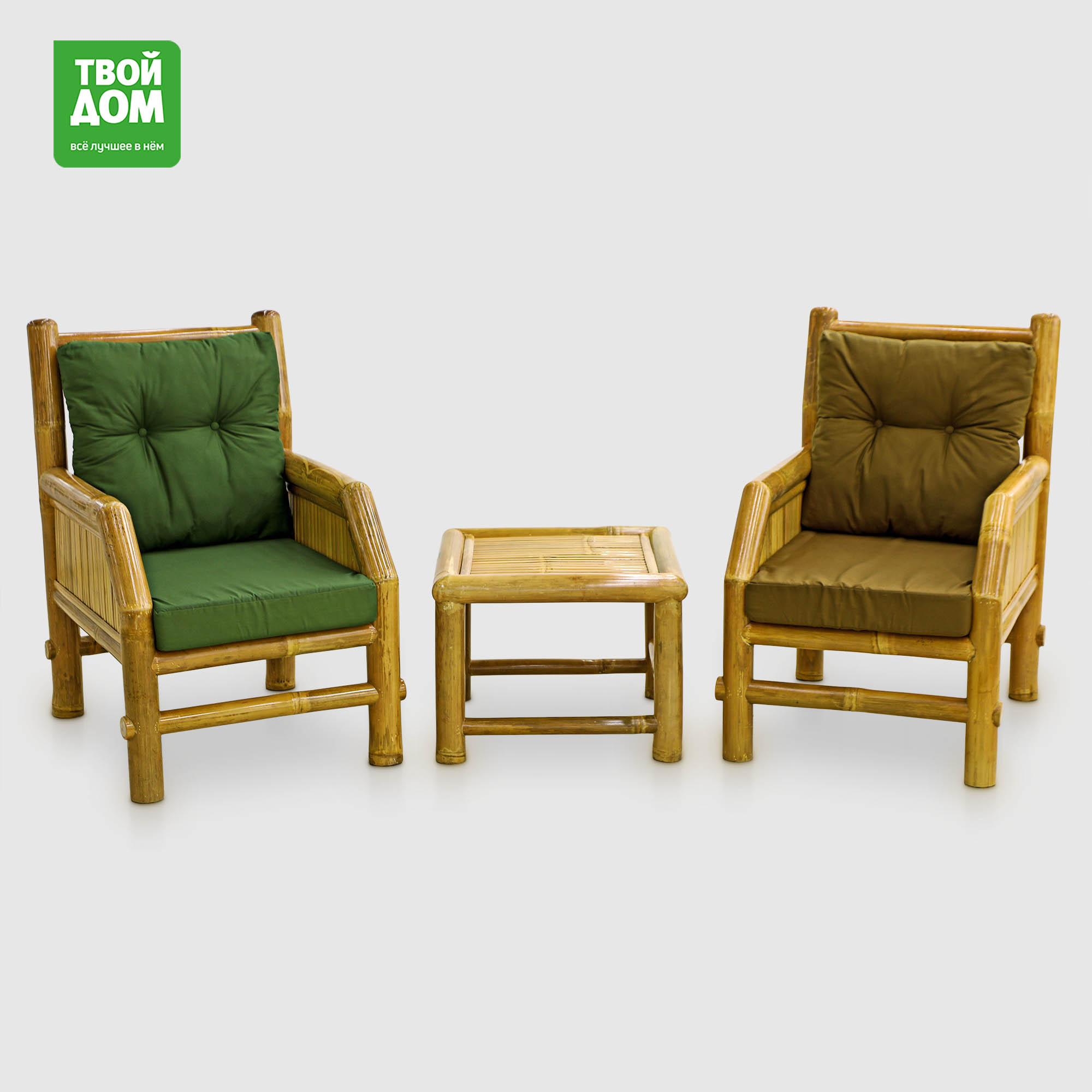 Комплект садовой мебели Rattan Bamboo Arif 3 предмета 85590₽