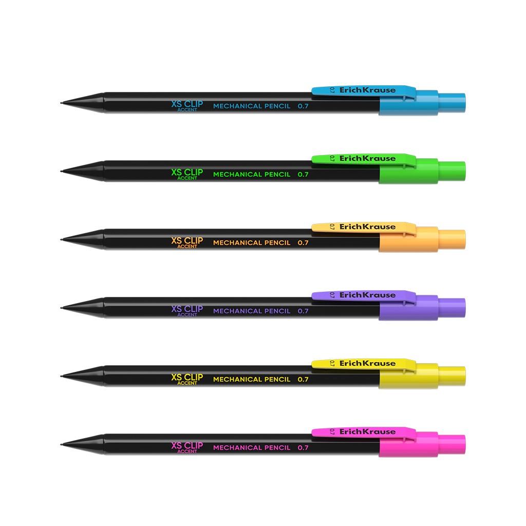 Карандаш механический Erich Krause XS Clip Accent 07 мм HB 52₽