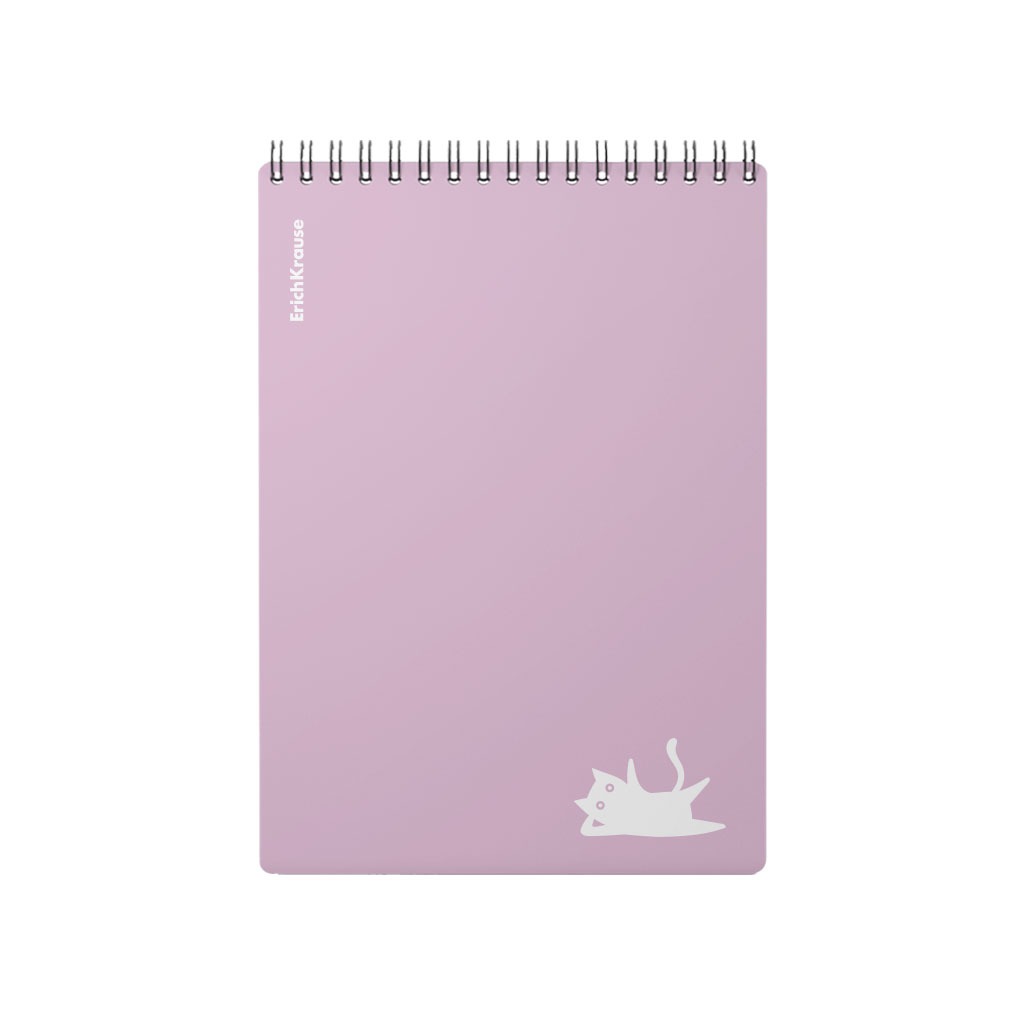 Блокнот на спирали Erich Krause Brave cats, А5, 80 листов, клетка