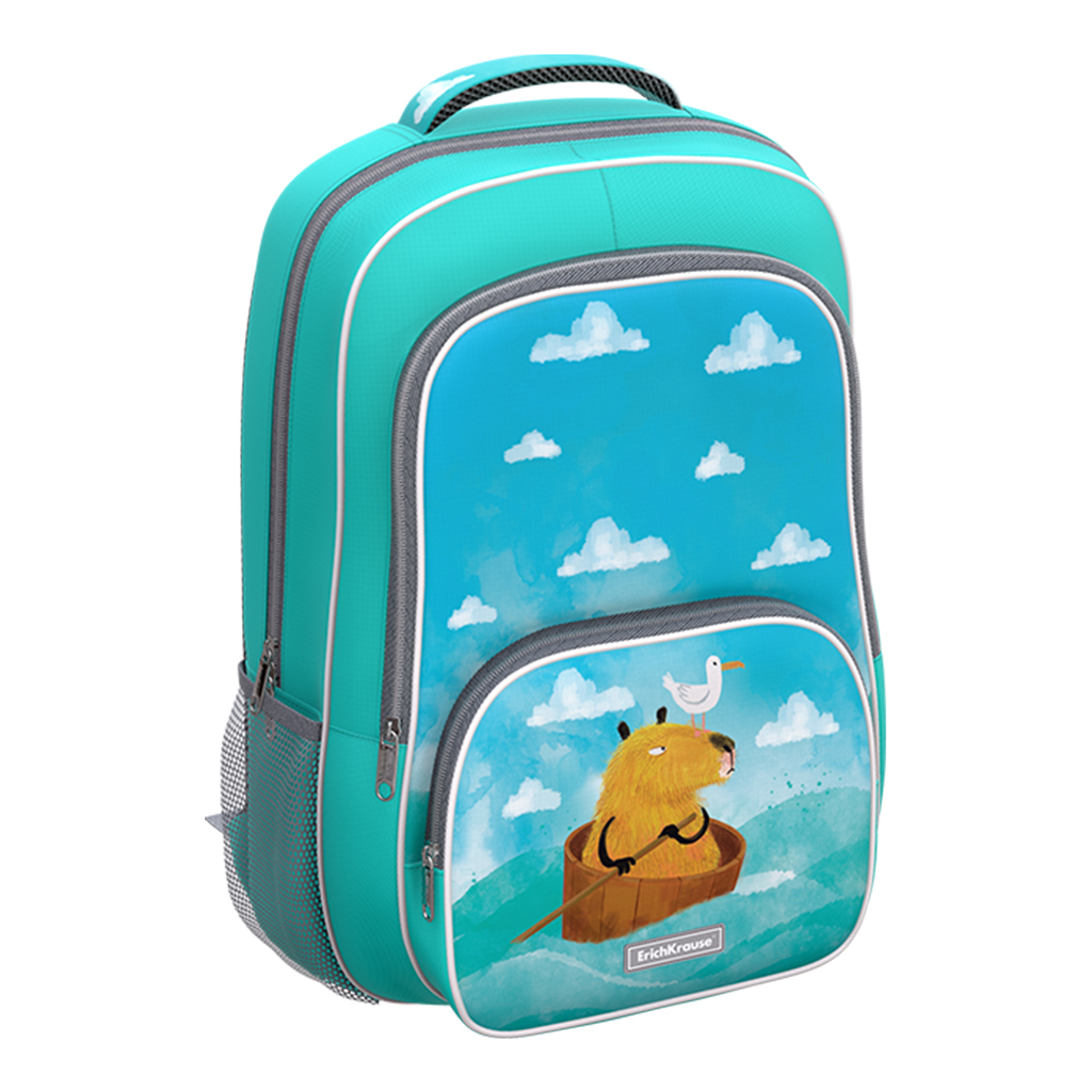 Рюкзак Erichkrause ErgoLine 20l capybara travel 6399₽