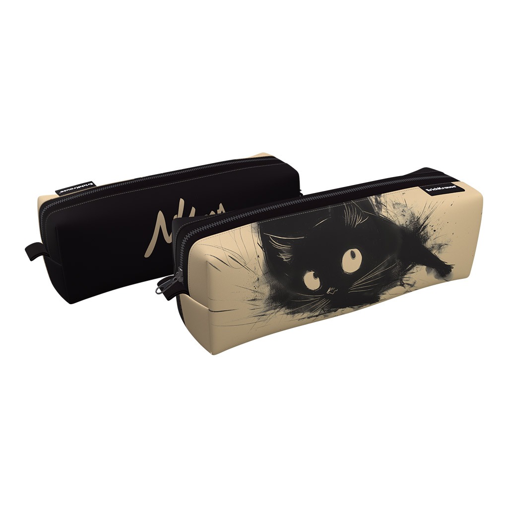 Пенал квадро Erich Krause Blur Cat 210x70x70 мм 599₽