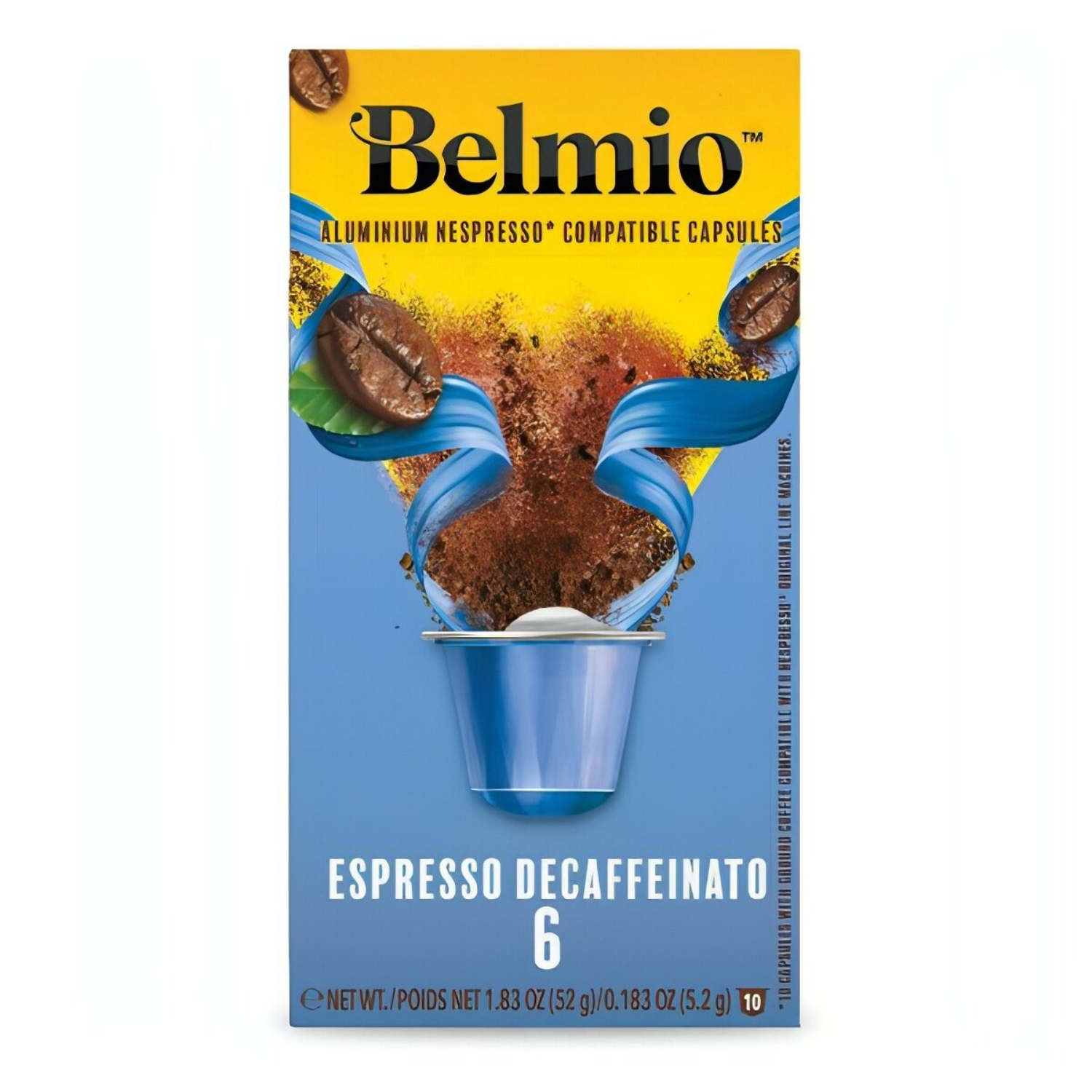Кофе в капсулах Belmio Espresso Decaffeinato 10 шт