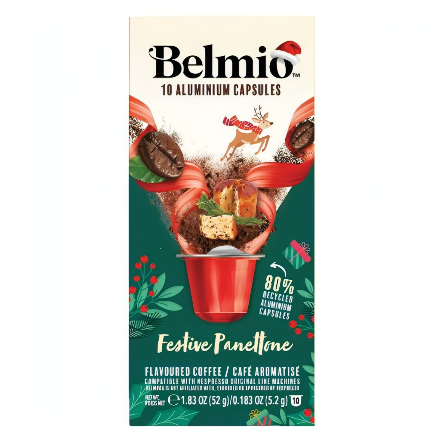 Кофе в капсулах Belmio Festive panettone 10 шт