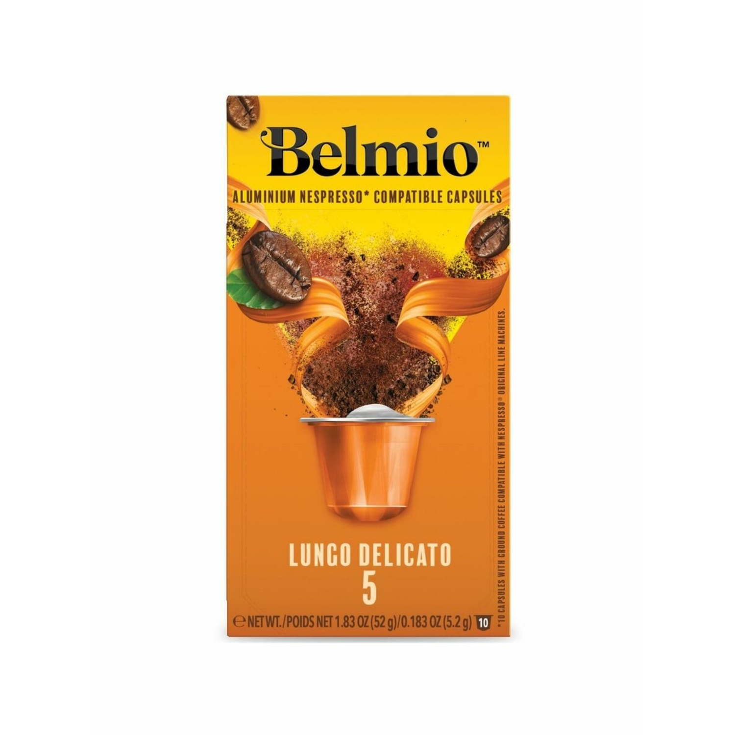Кофе в капсулах Belmio lungo delicato 10 шт