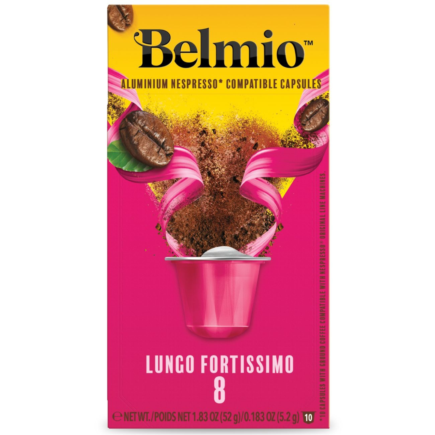 Кофе в капсулах Belmio lungo fortissimo 10 шт