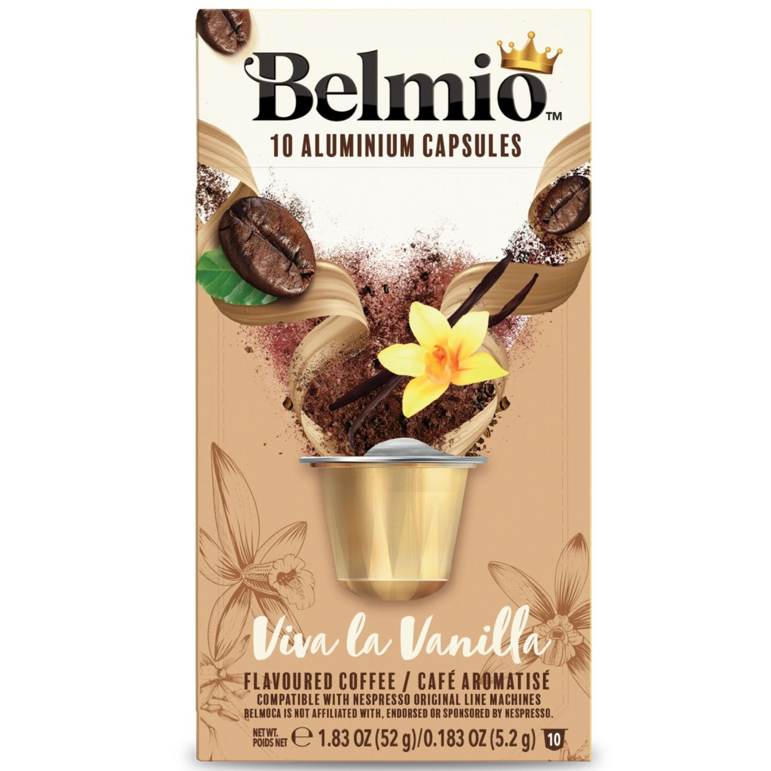 Кофе в капсулах Belmio Viva la vanilla 10 шт