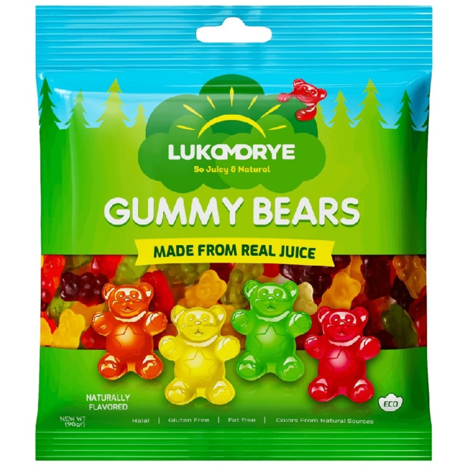 Мармелад Лукоморье жевательный Gummy bears 90 г 119₽