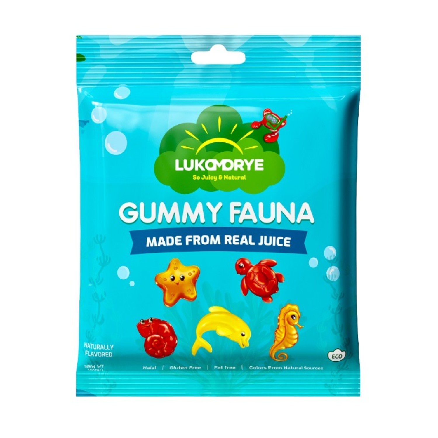 Мармелад Лукоморье жевательный Gummy fauna 50 г 72₽