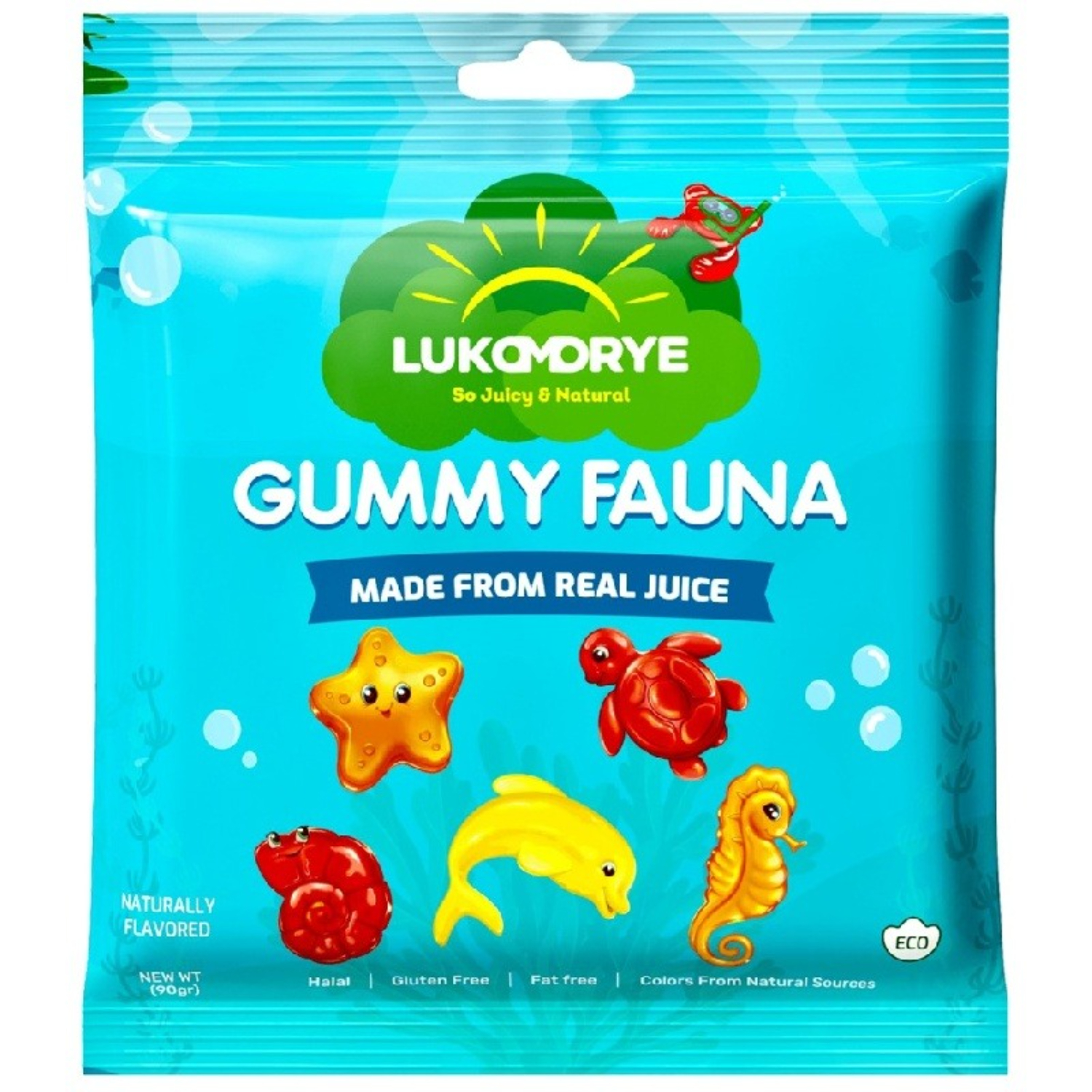 Мармелад Лукоморье жевательный Gummy fauna 90 г 119₽