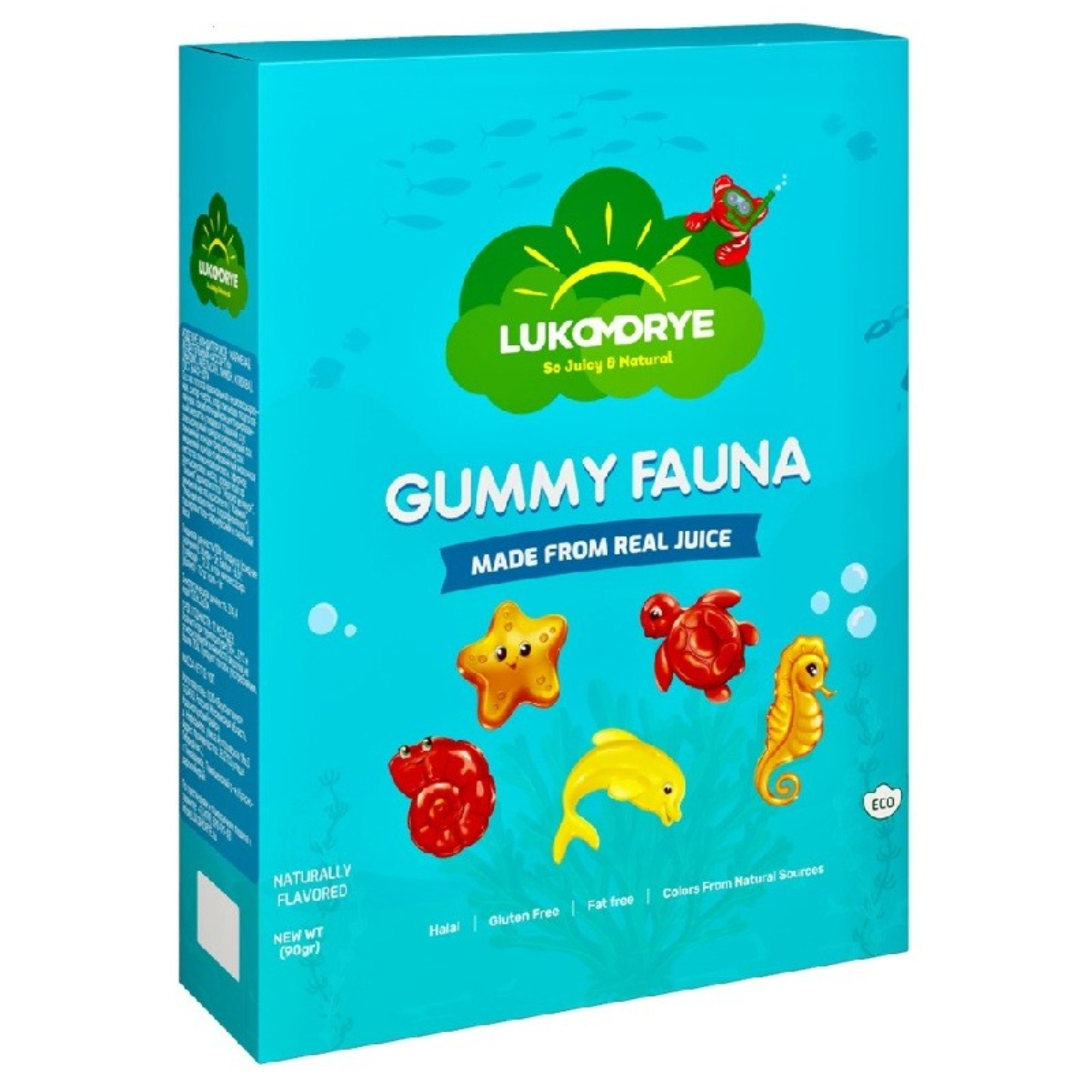 Мармелад Лукоморье жевательный Gummy fauna 250 г 389₽