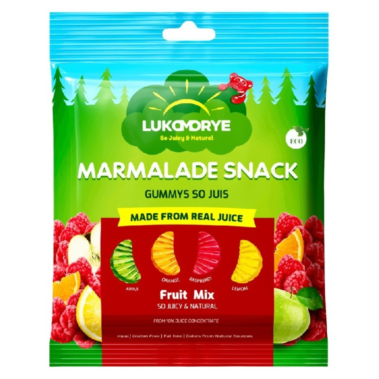 Мармелад жевательный Лукоморье Marmalade snaack 50 г 72₽