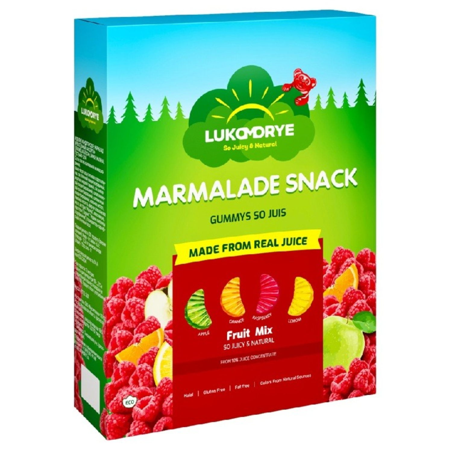 Мармелад жевательный Лукоморье Marmalade snaack 250 г 389₽