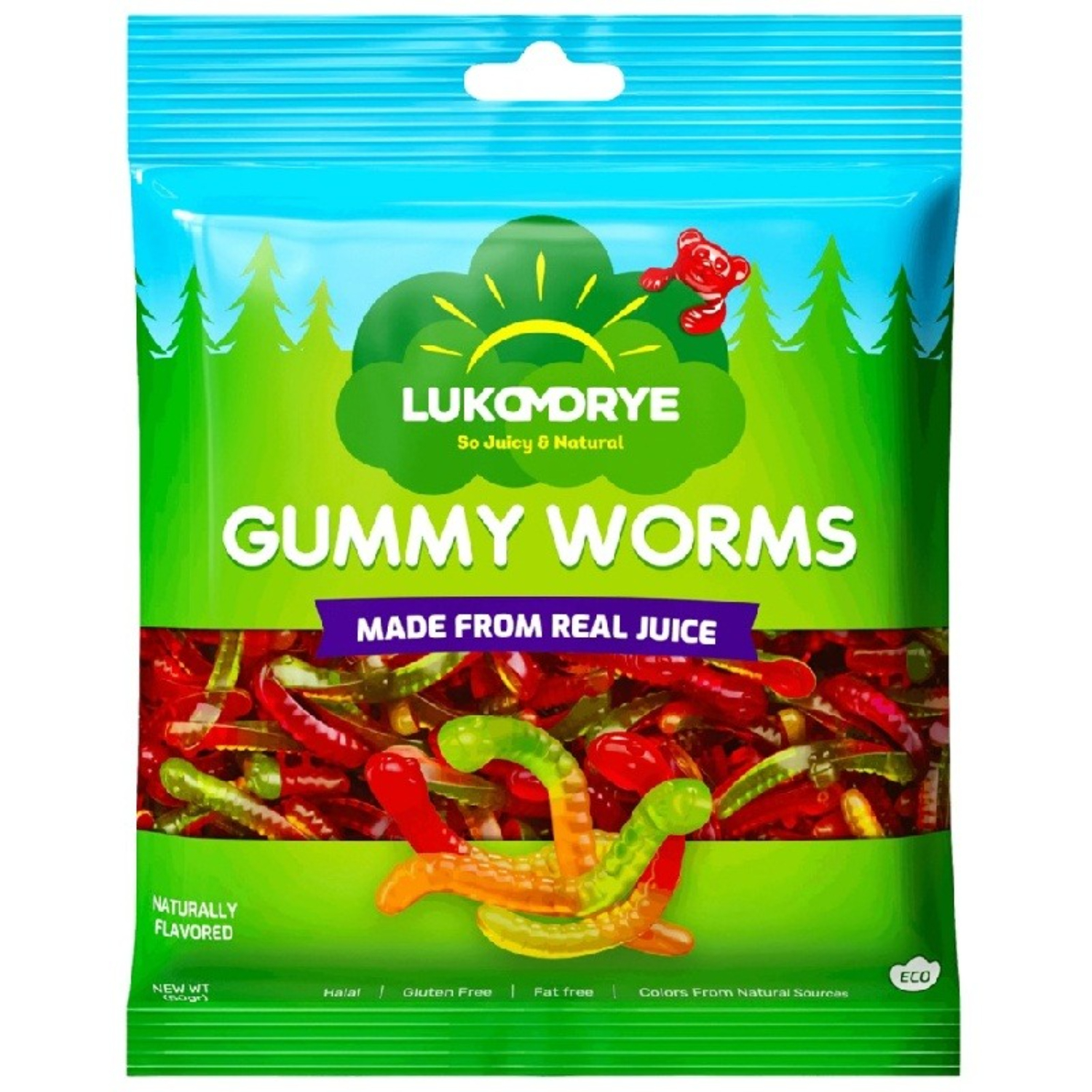 Мармелад жевательный Лукоморье Gummy worms 90 г 119₽