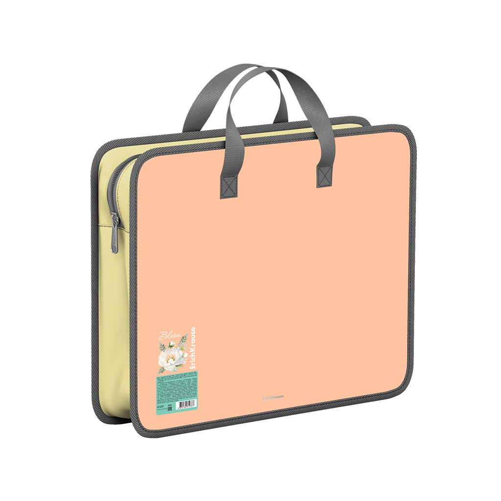 Папка пластиковая для творчества Erich Krause Matt Pastel Bloom A4 персиковая 999₽