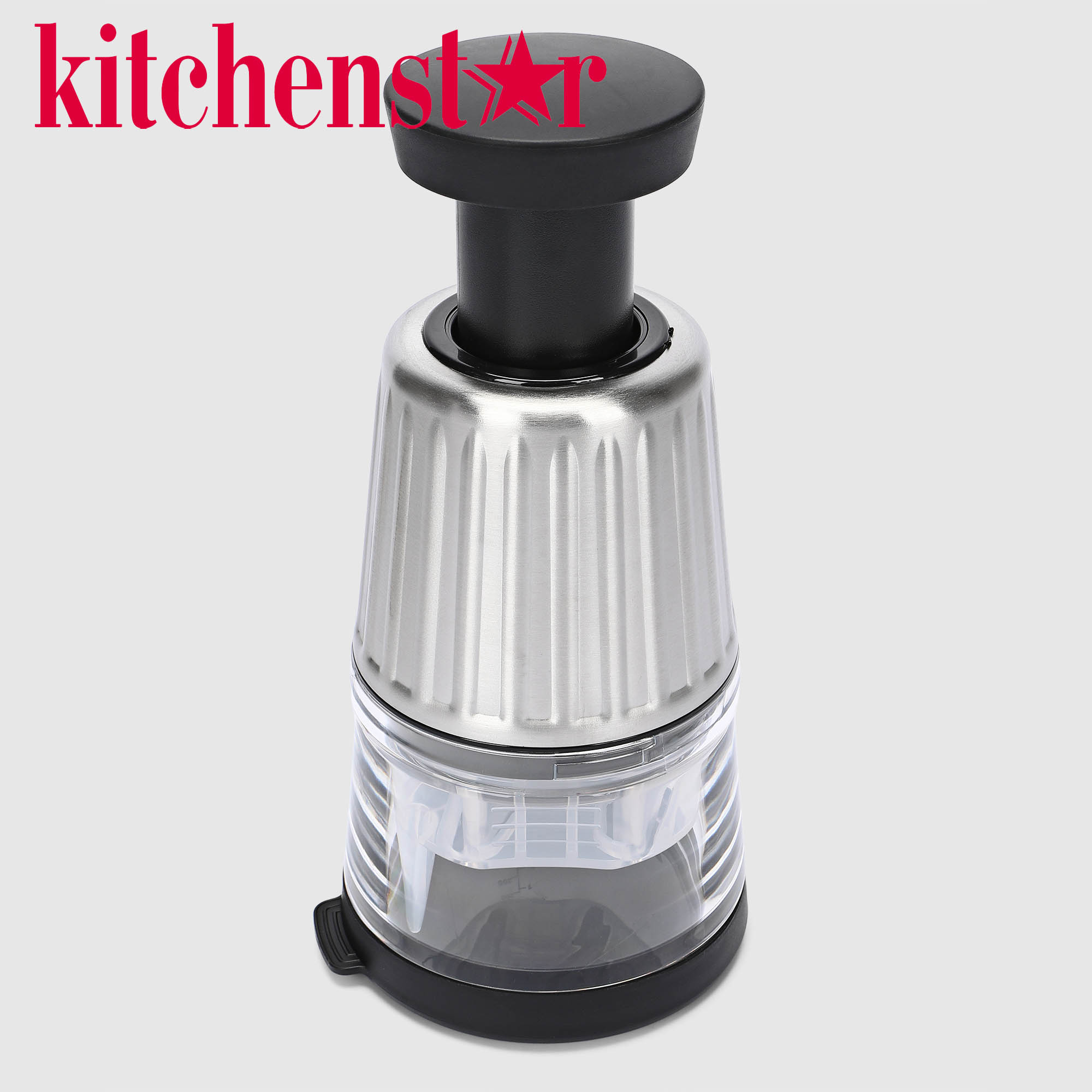 Измельчитель ручной Kitchenstar механический нержавеющая сталь zf2426s 1390₽