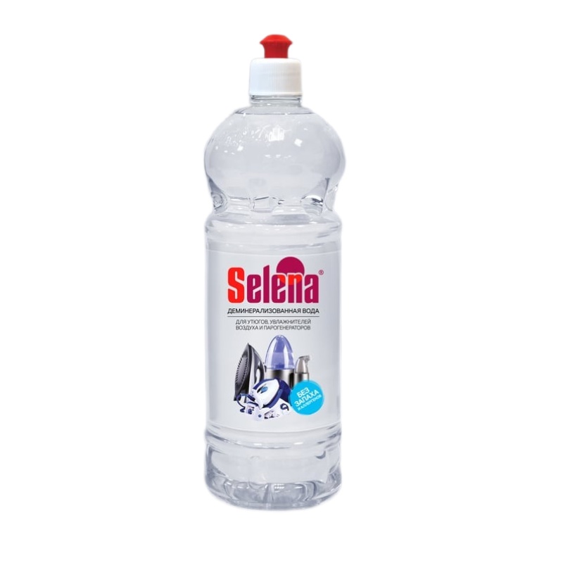 Вода для утюгов Selena деминерализованная без запаха 1 л 79₽