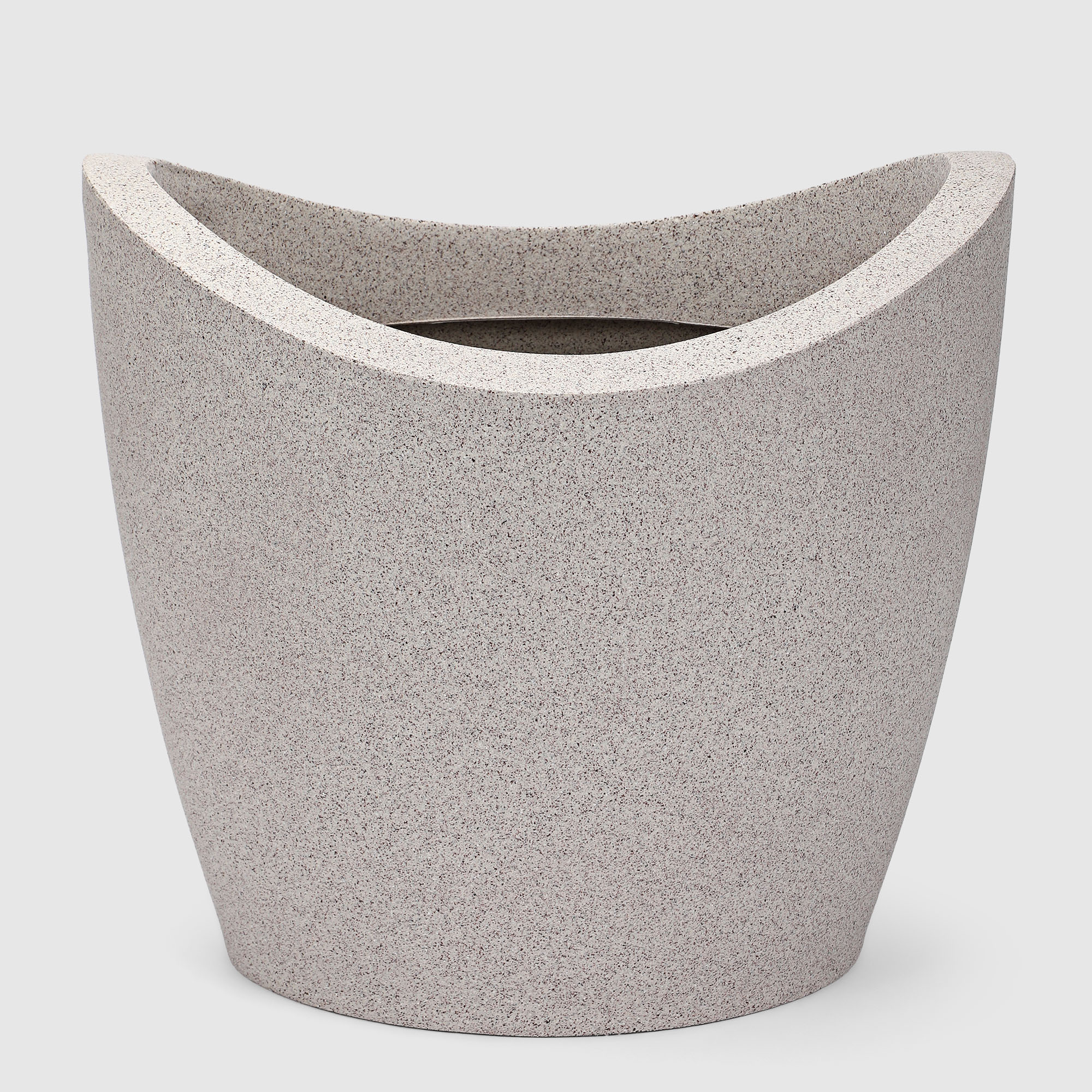 Кашпо для цветов Alya Plastik gondol 42x35x37 см бежевый