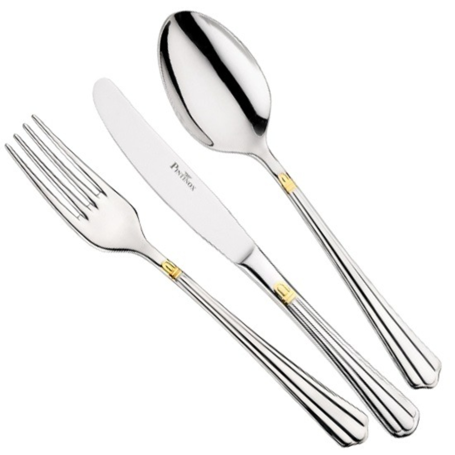 Набор столовых приборов Pintinox Bernini gold 24 предмета 22499₽