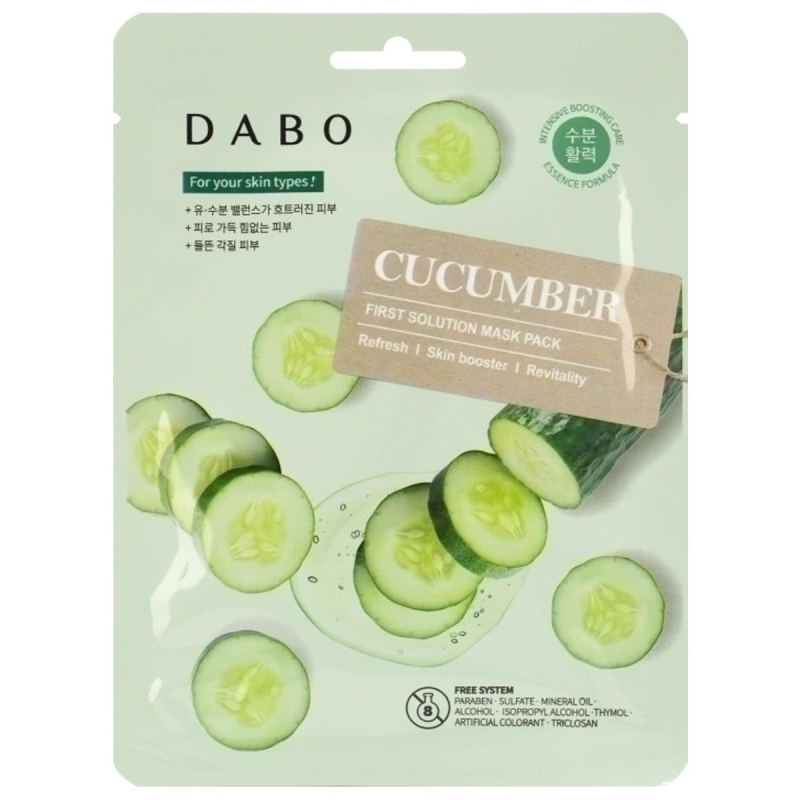 Маска тканевая для лица Dabo с экстрактом огурца 23 г