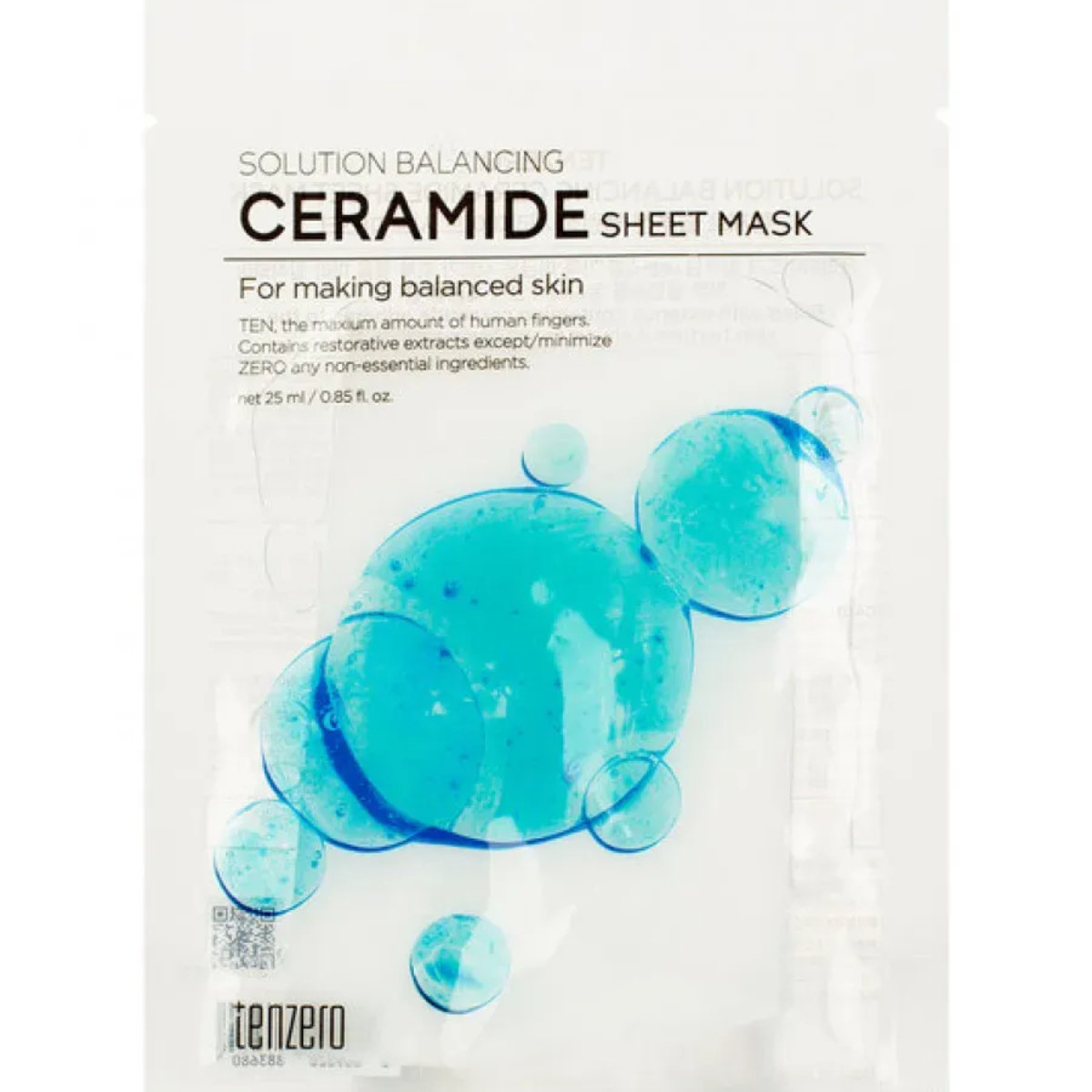 Маска тканевая Tenzero Solution balancing с керамидами 25 мл 69₽