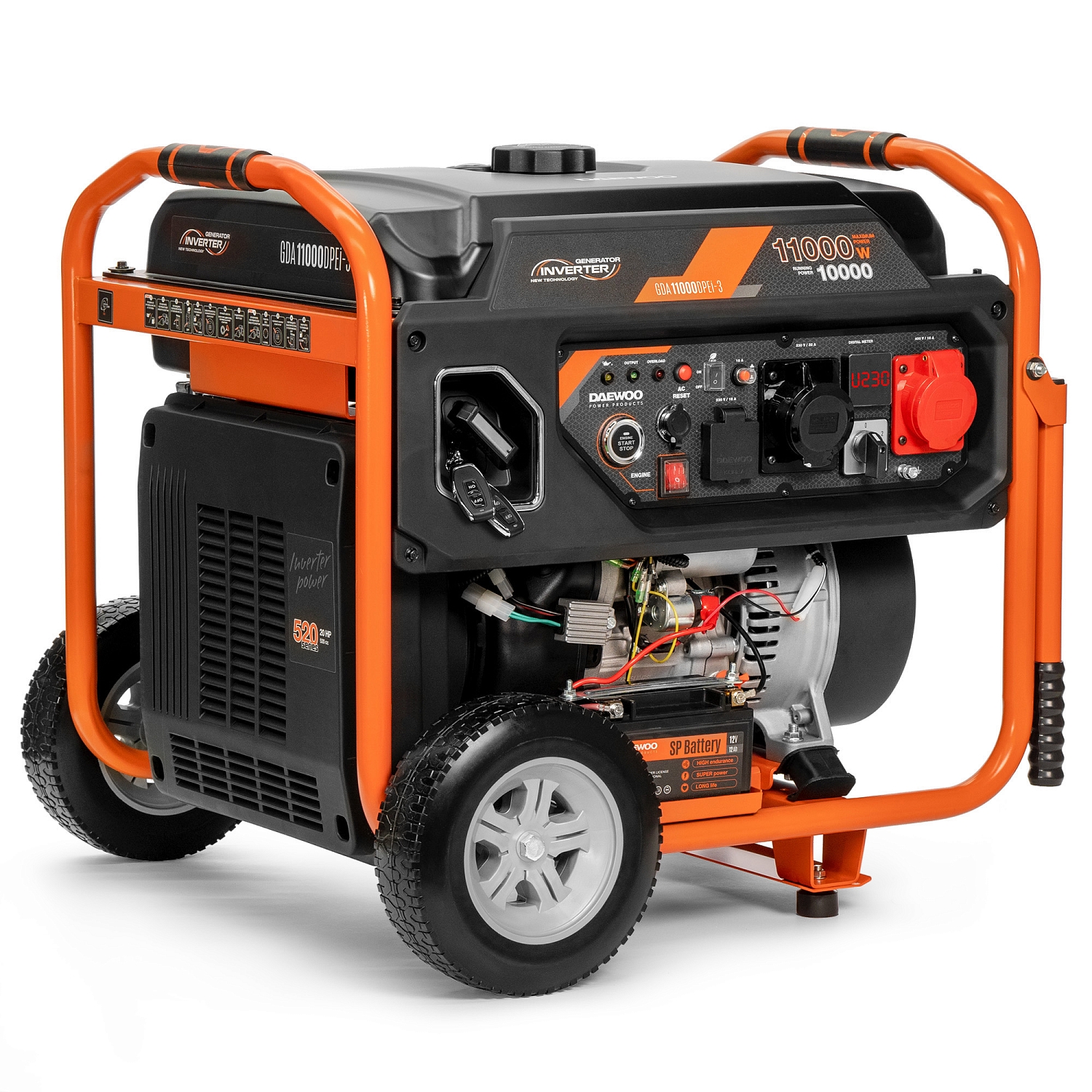 фото Генератор инверторный daewoo dual power 11000dpei-3