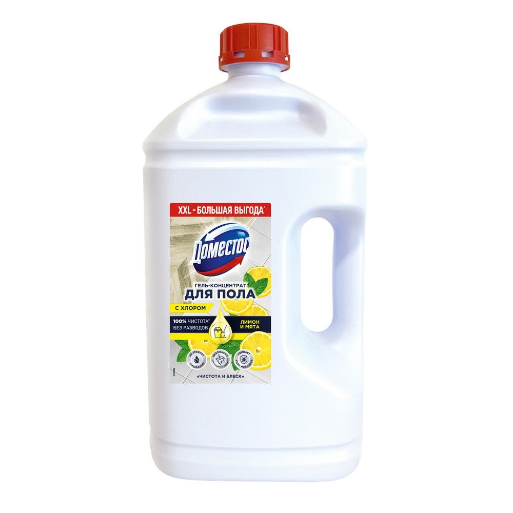 Средство для мытья пола и других поверхностей Доместос Лимон и мята 25 л 519₽