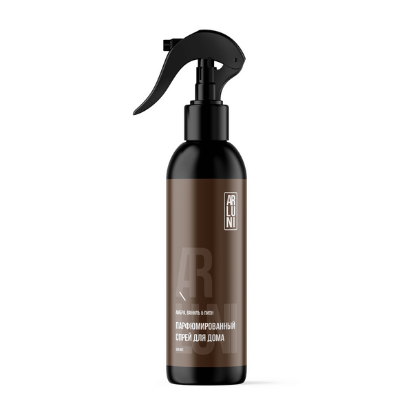 Спрей для дома Arluni парфюмированный амбра/ваниль/пион 300 мл