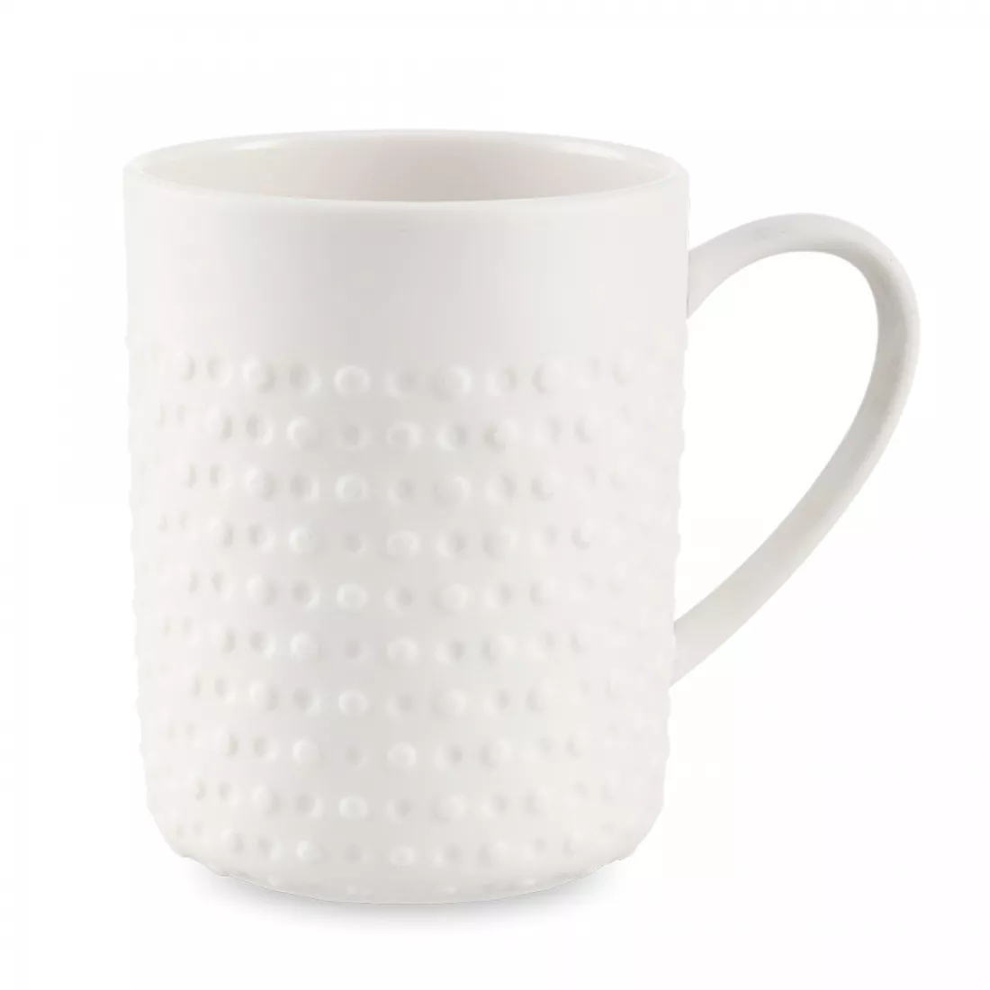 Кружка Decor de table Капля 380 мл рельеф фарфор белая 990₽