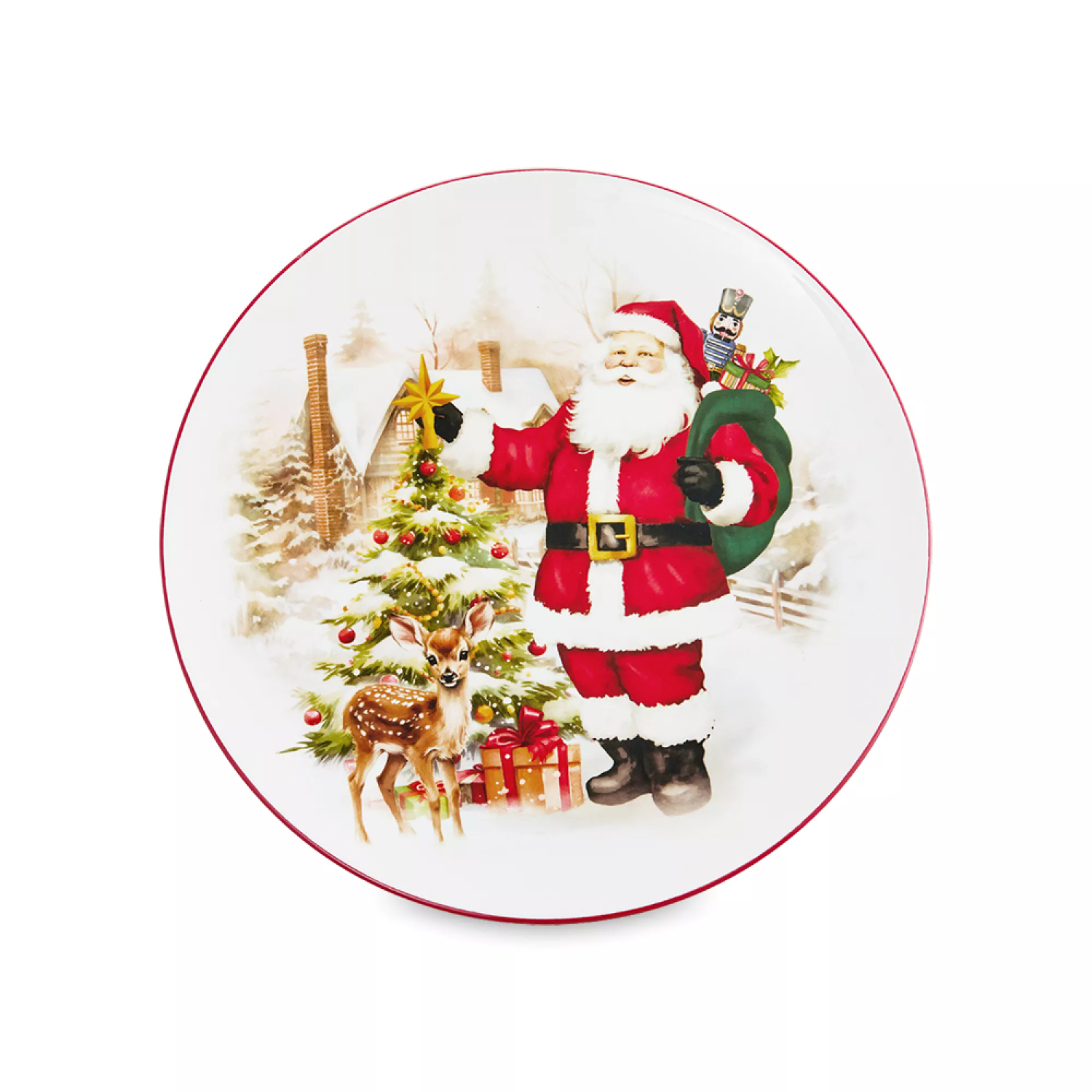 Тарелка обеденная Decor de table Новогоднее чудо 265 см 1190₽