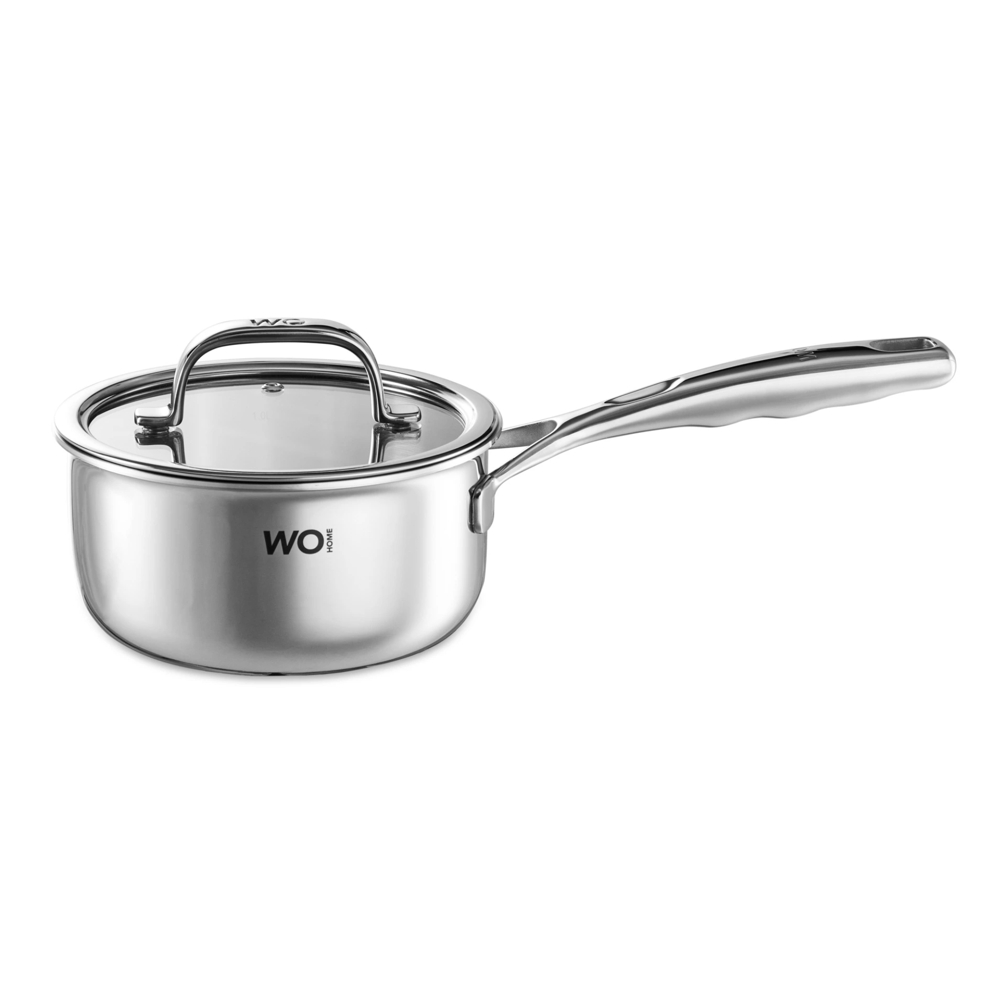 Ковш со стеклянной крышкой WO Home Verona 16 л 16x8 см сталь нержавеющая 1810 7499₽