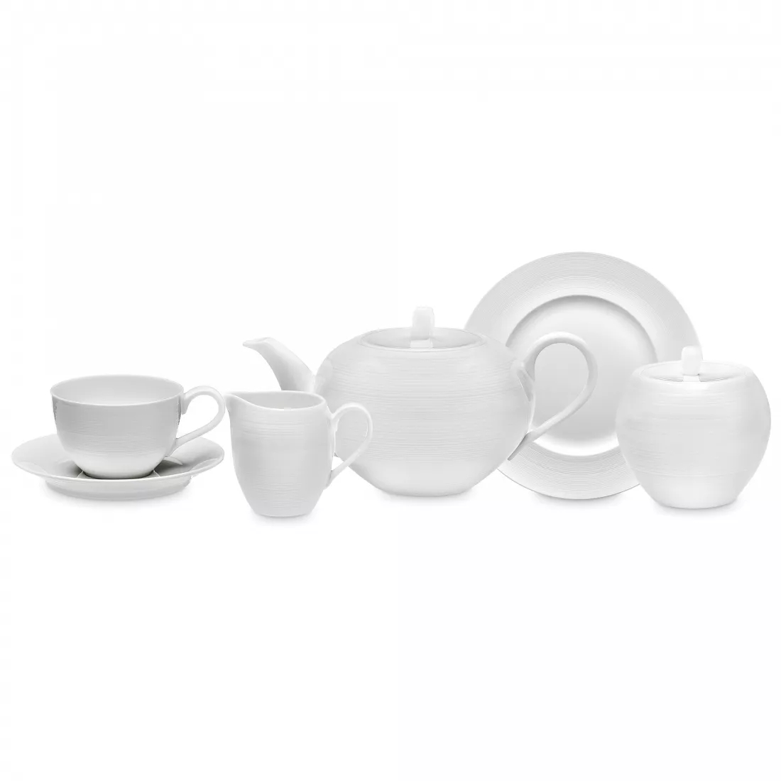 Сервиз чайный Narumi Терраса 6 персон 21 предмет рельеф фарфор костяной NAR-51270-4696-Dinner set 621 95999₽