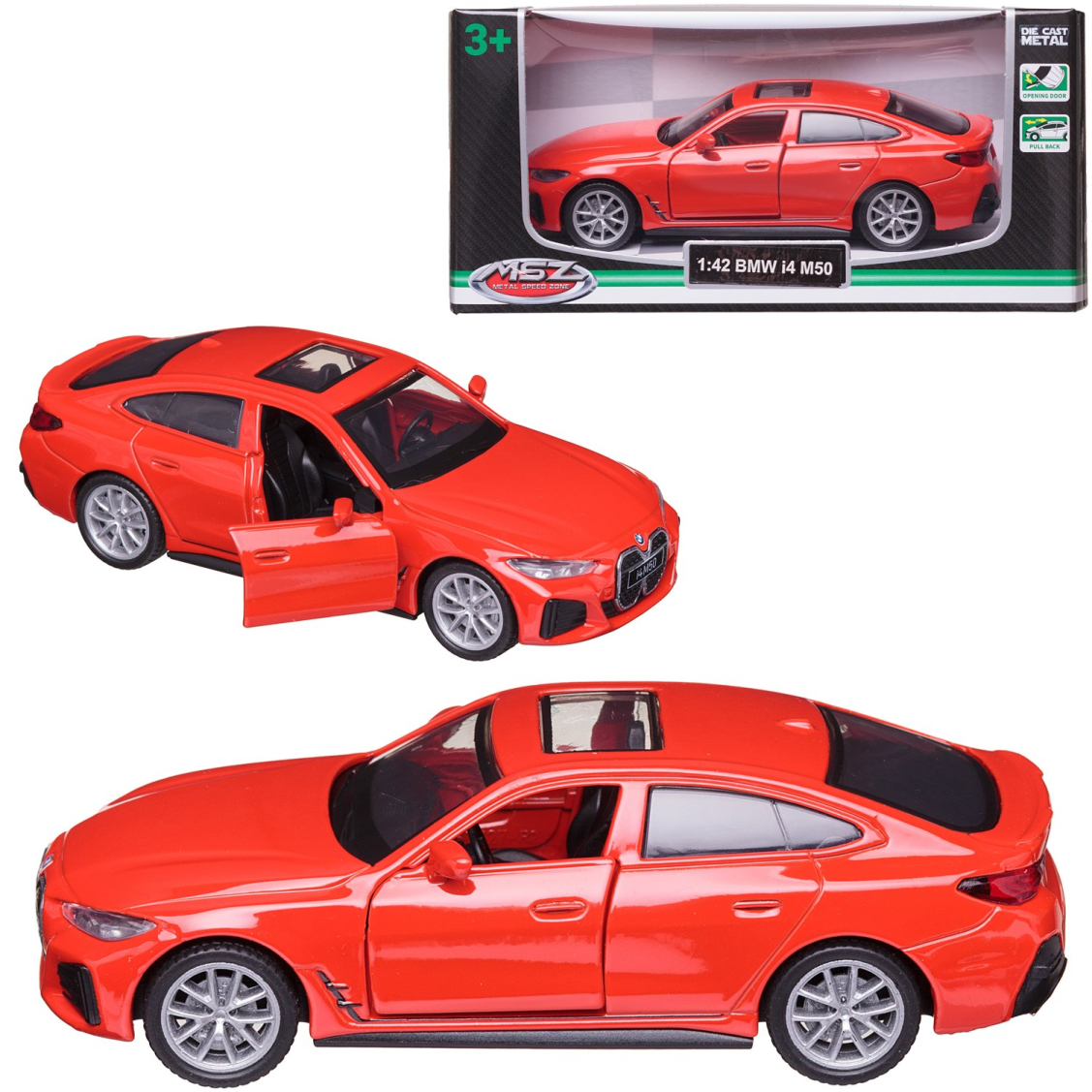 Машинка MSZ BMW I4 M50 масштаб 1:43