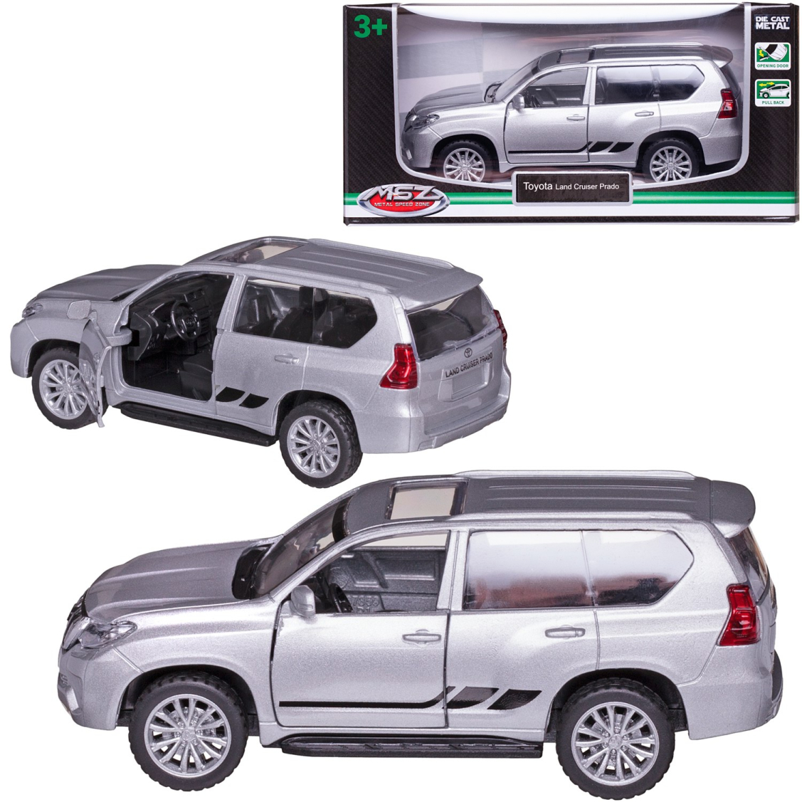 Машинка MSZ Land Cruiser Prado масштаб 143 249₽