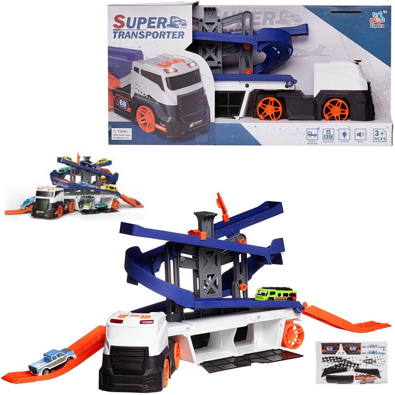 Игровой набор Junfa Автовоз-трек-парковка 3в1 WT-07956 2699₽