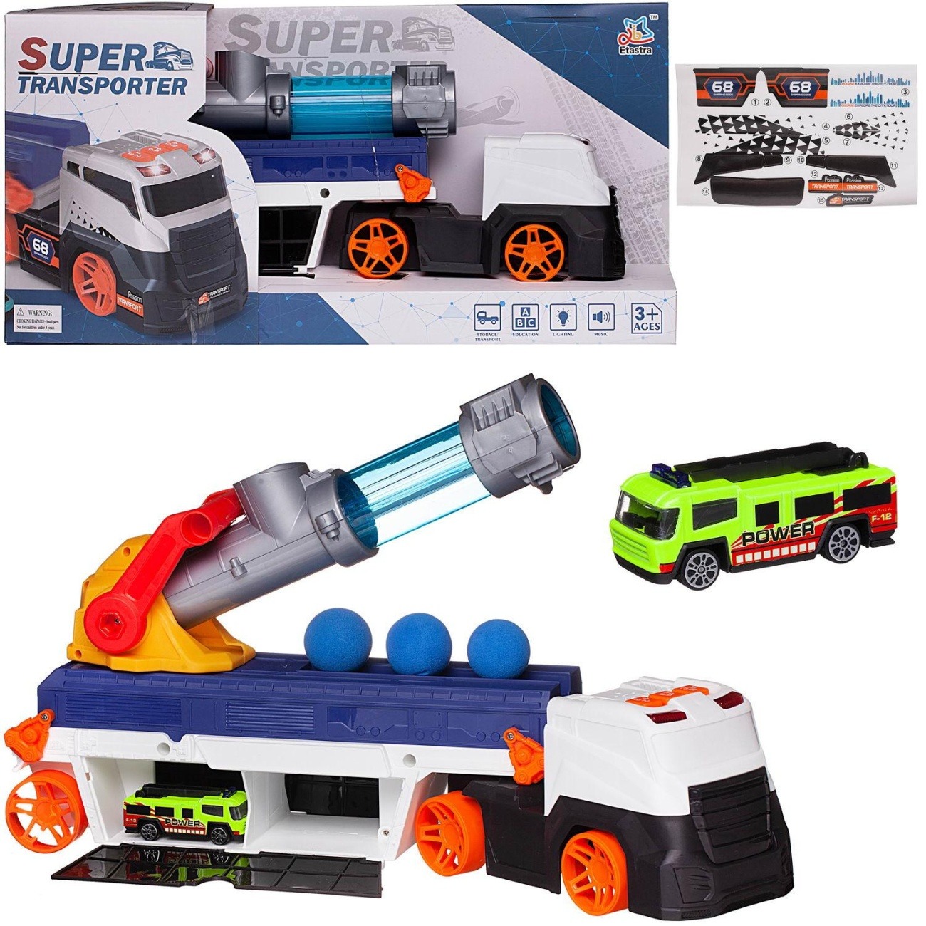 Игровой набор Junfa Автовоз-трек-парковка 3в1 WT-07958 2699₽