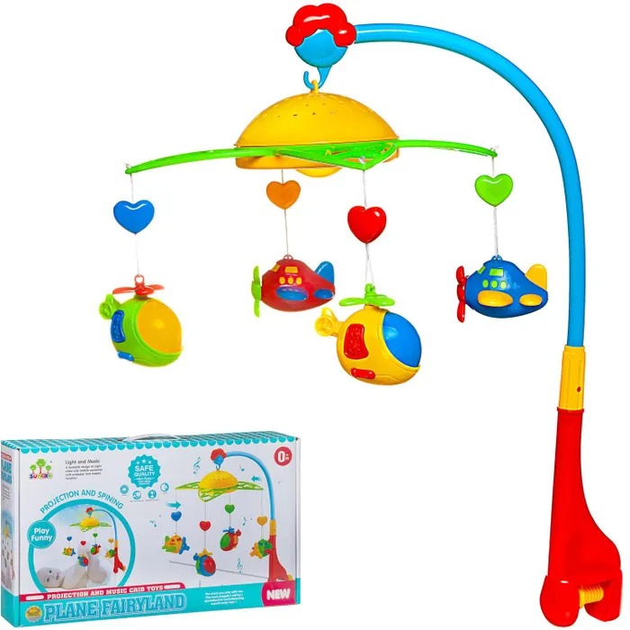 Мобиль Junfa самолётики с проектором SL81005 1099₽