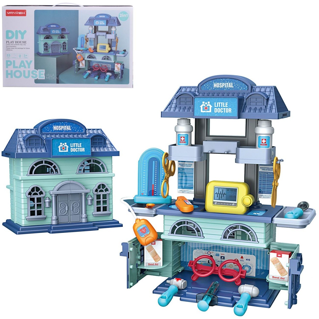 Дом-трансформер Junfa Кабинет доктора WK-23072 1199₽