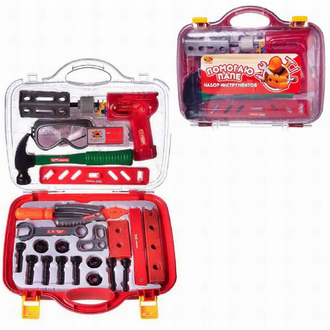 Игровой набор Abtoys Набор инструментов в чемодане Помогаю Папе 26 предметов 799₽