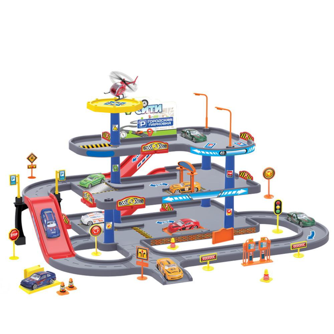 Игровой набор Abtoys Парковка АвтоСити