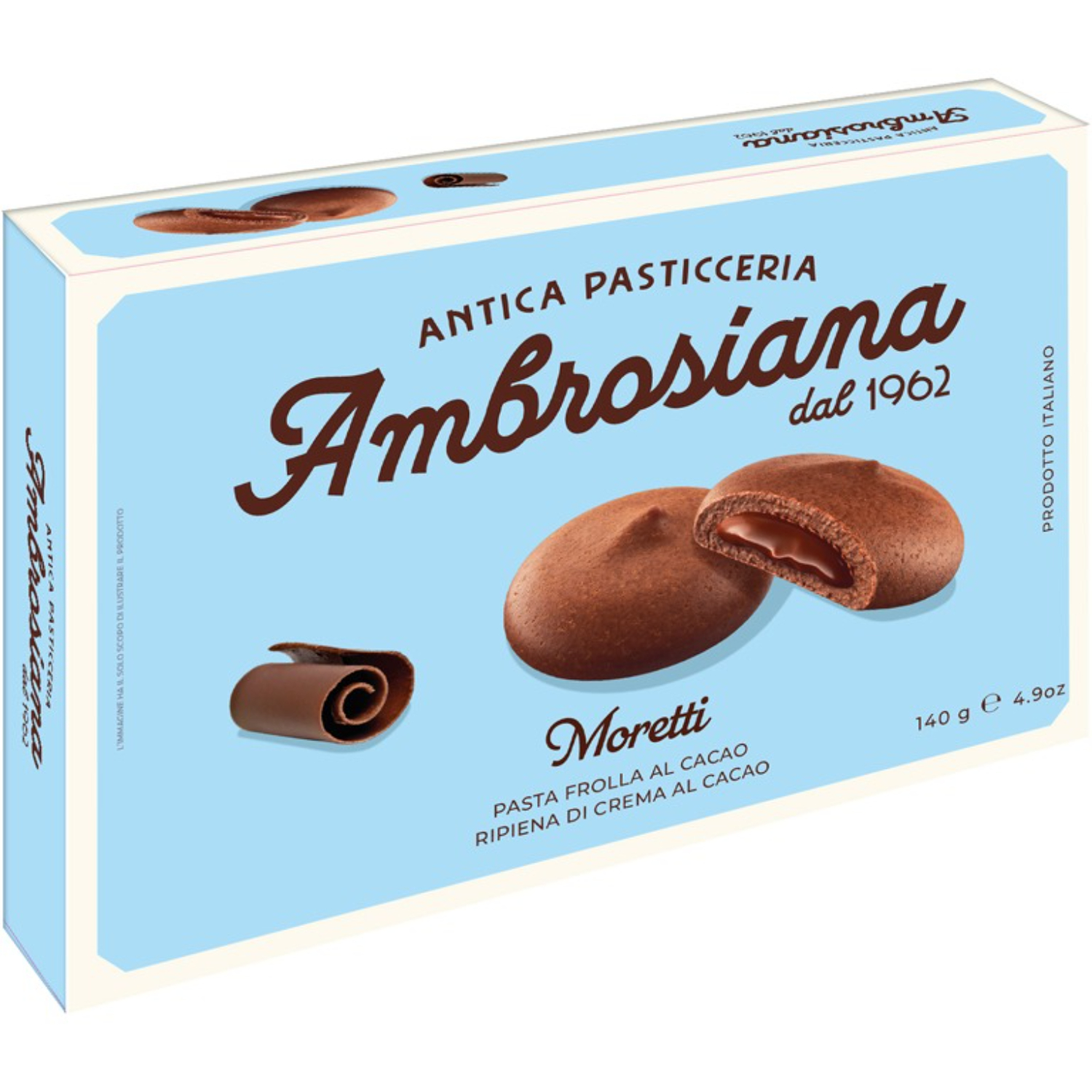 Печенье Ambrosiana Moretti с шоколадным кремом 140 г 269₽