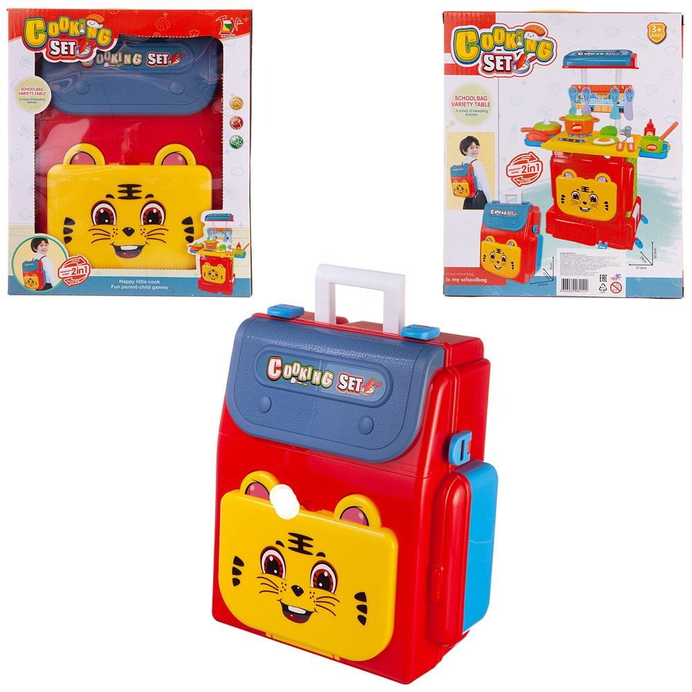 Чемоданчик-ранец Junfa Котёнок Кухня юного шеф-повара WK-11949 799₽