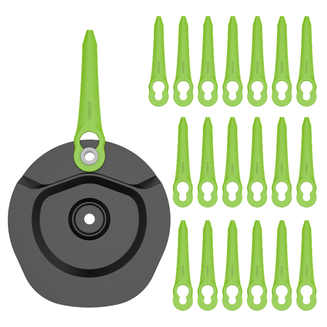 Нож пластиковый Greenworks 2963507 20 штук для триммера 2113307SA 890₽