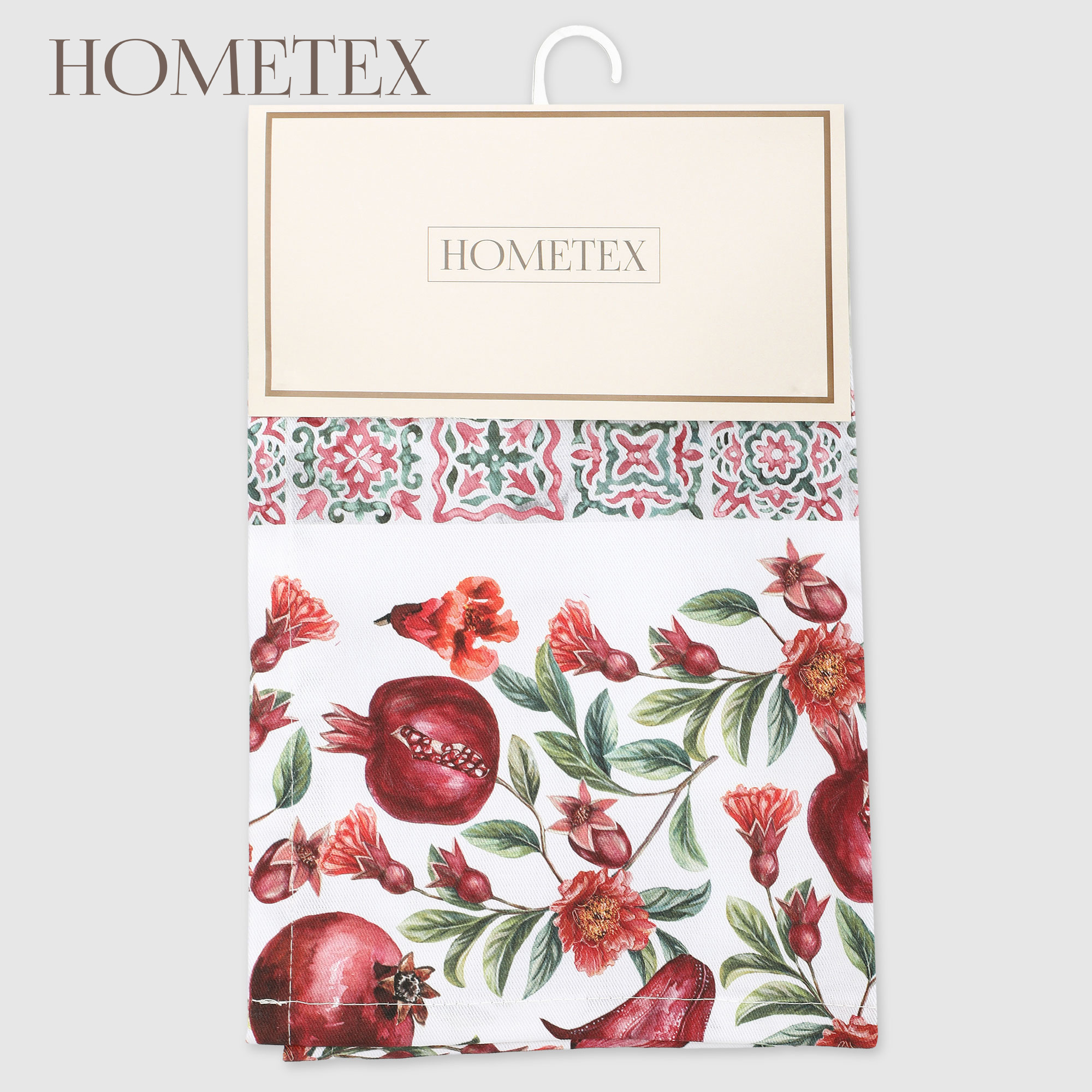 Полотенце кухонное Hometex гранатовый вкус твил 40х60 см 499₽