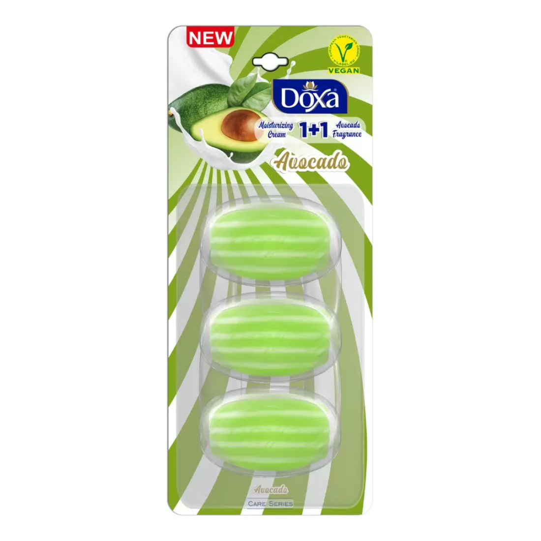 Мыло твердое Doxa Care series Beauty Avocado блистер 3х90г 299₽