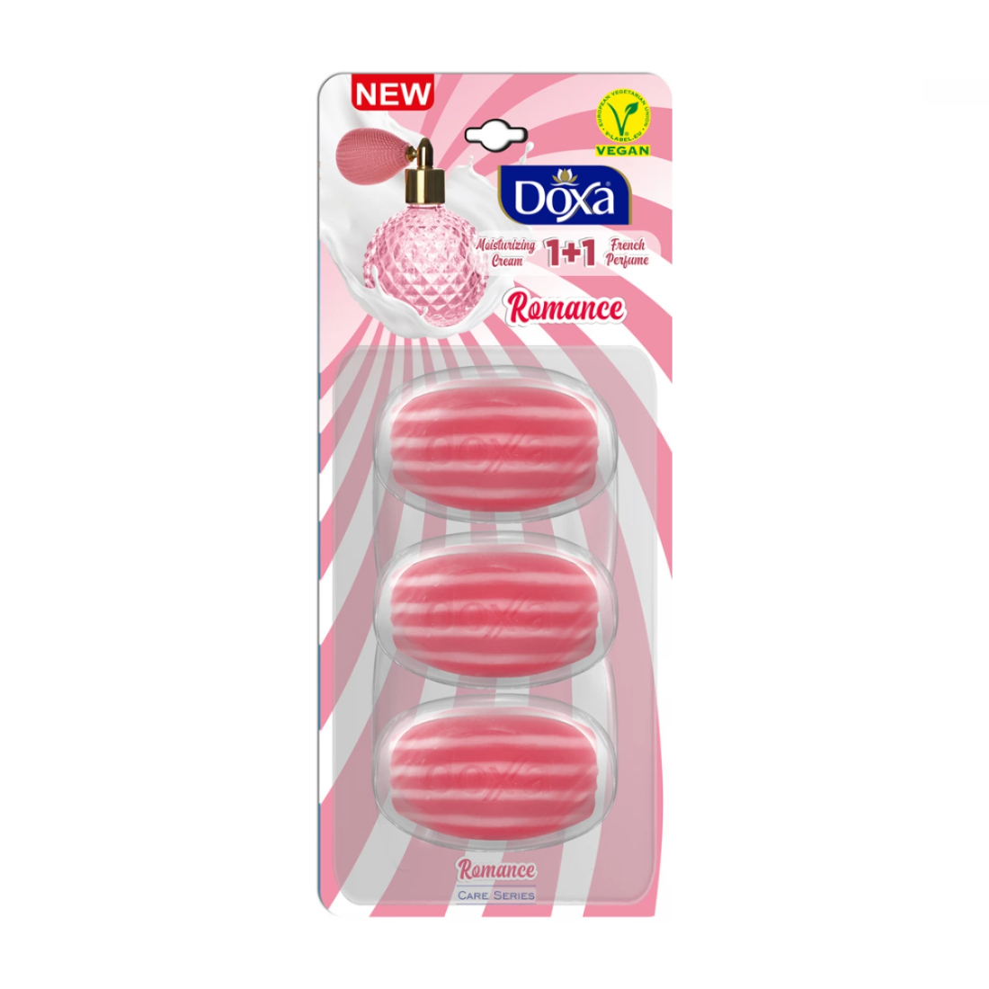 Мыло твердое Doxa Care series Beauty Romance блистер 3х90г 299₽