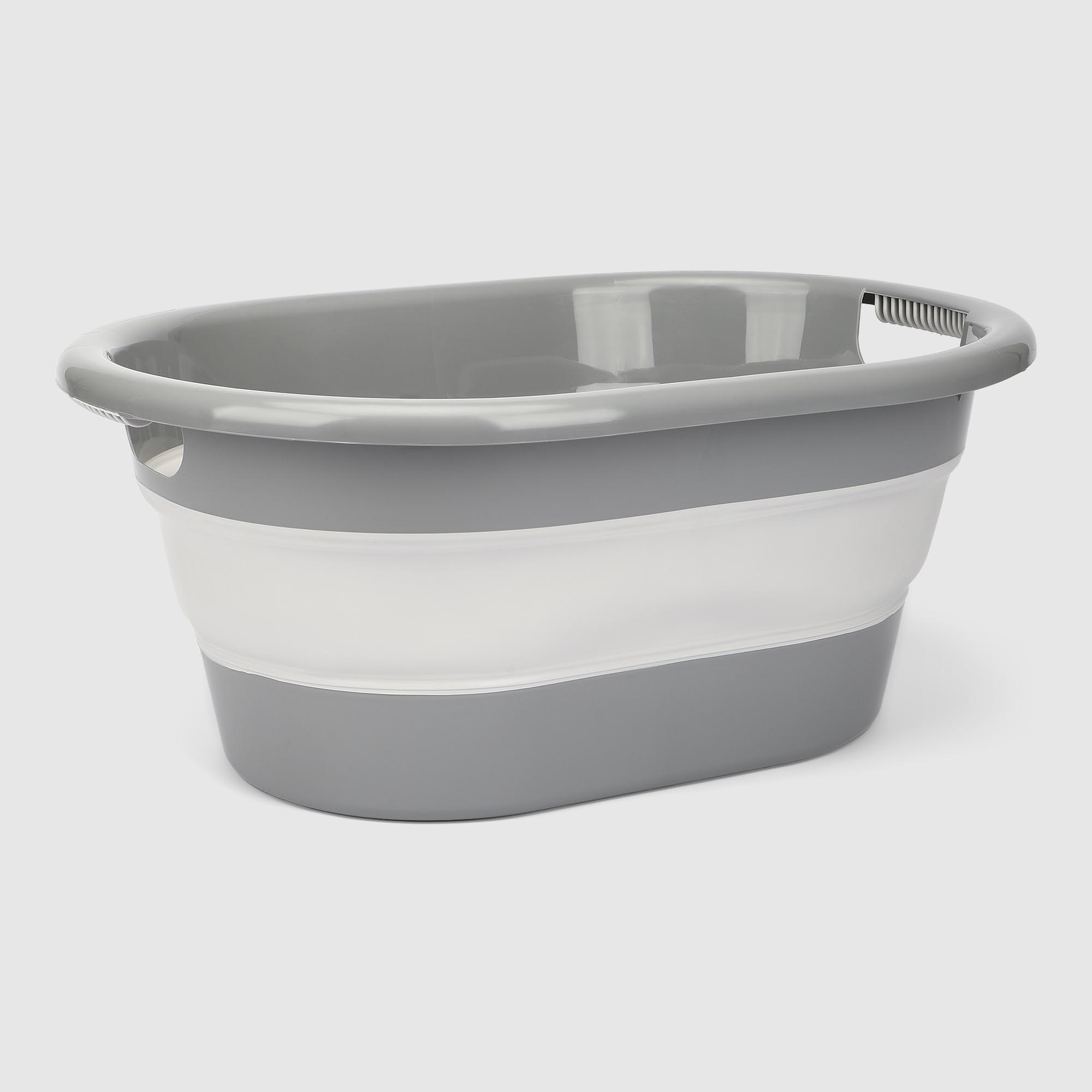 Корзина складная Qlux 2 - серая x8 50х37 см 759₽