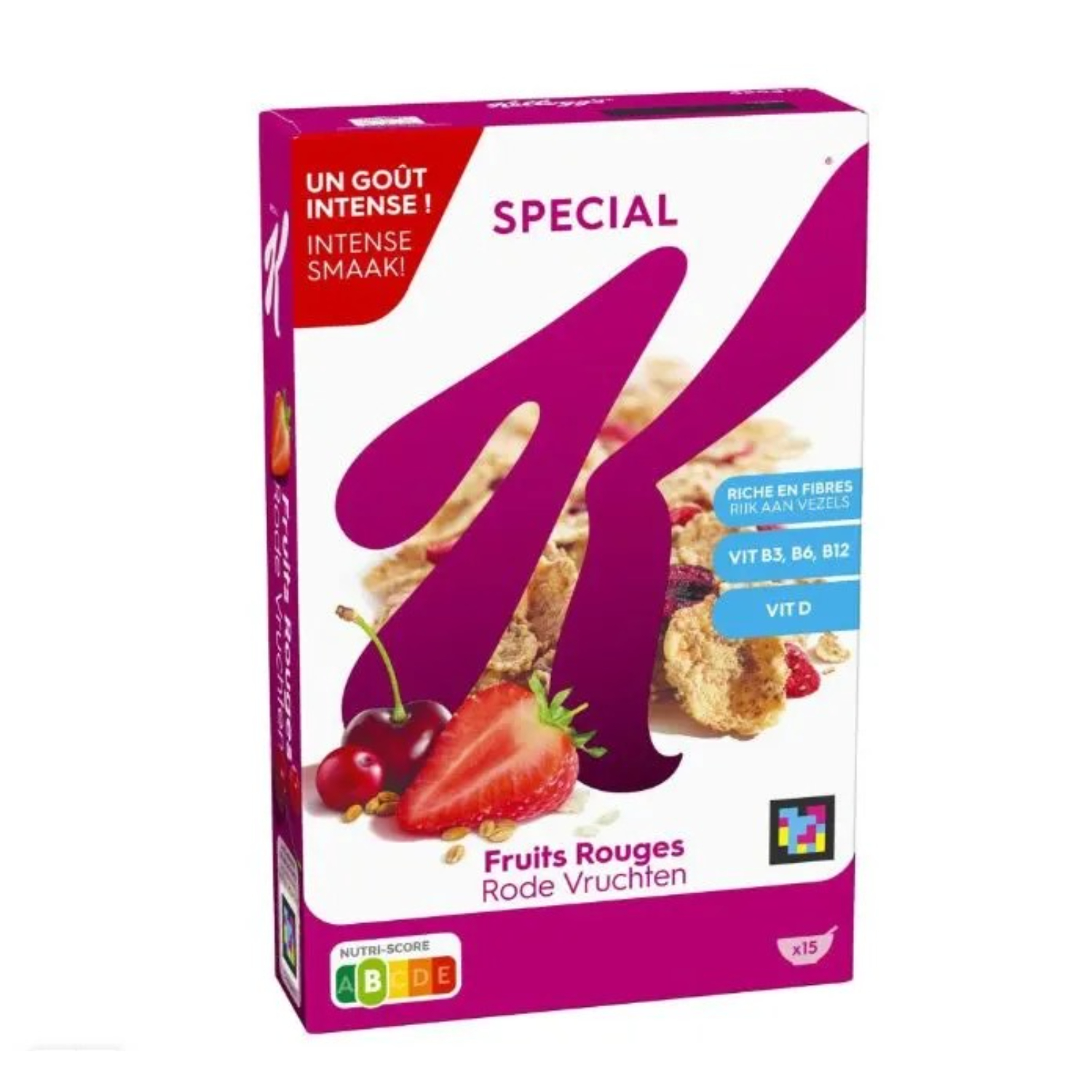 Хлопья Kelloggs с красными ягодами 450 г 1099₽