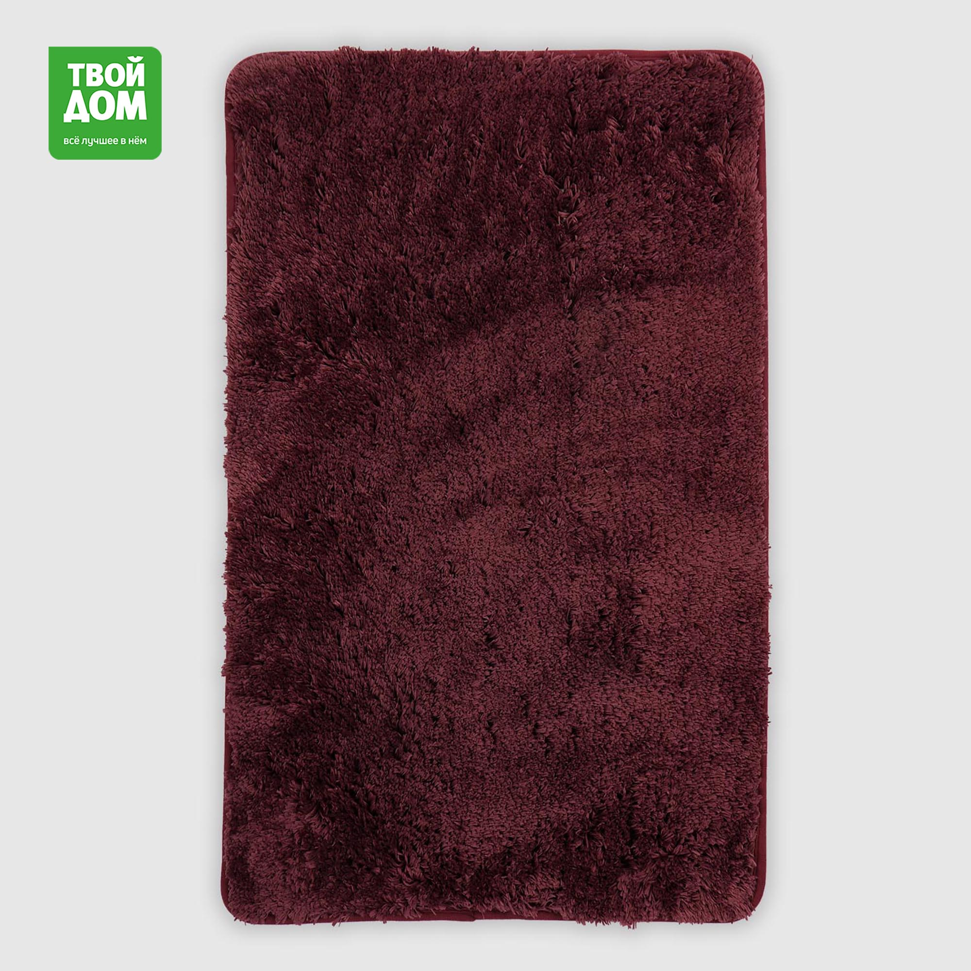 Коврик для ванной Твой Дом фиолетовый 50х80 см