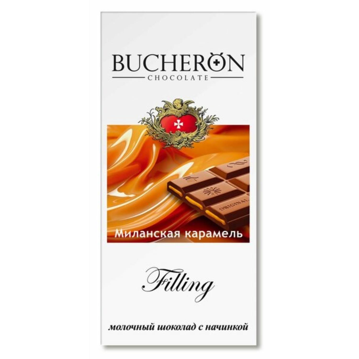 Шоколад Bucheron молочный миланская карамель 85 г