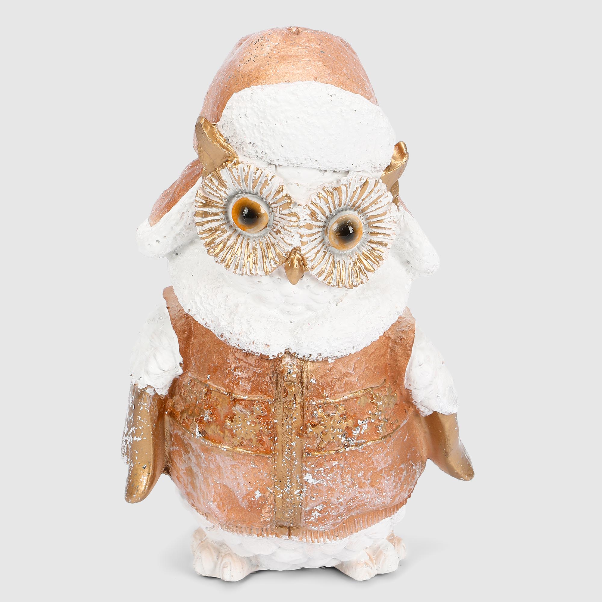 Декоративная новогодняя фигура Полиформ Сова новогодняя 21 см 690₽